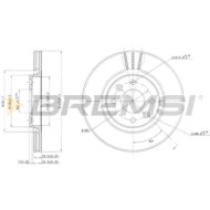 CD6199V.JPG Kit Dischi E Pastiglie Freno 30mm Anteriori Renault 21 Tre Volumi 1986-1993 2.0 S.f. Haldex Ventilato