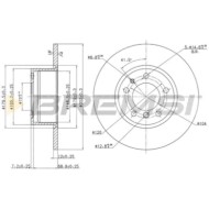 CD6210S.JPG Kit Dischi E Pastiglie Freno 30mm Anteriori Bmw 5 1989-1994 518i S.f. Haldex Pieno