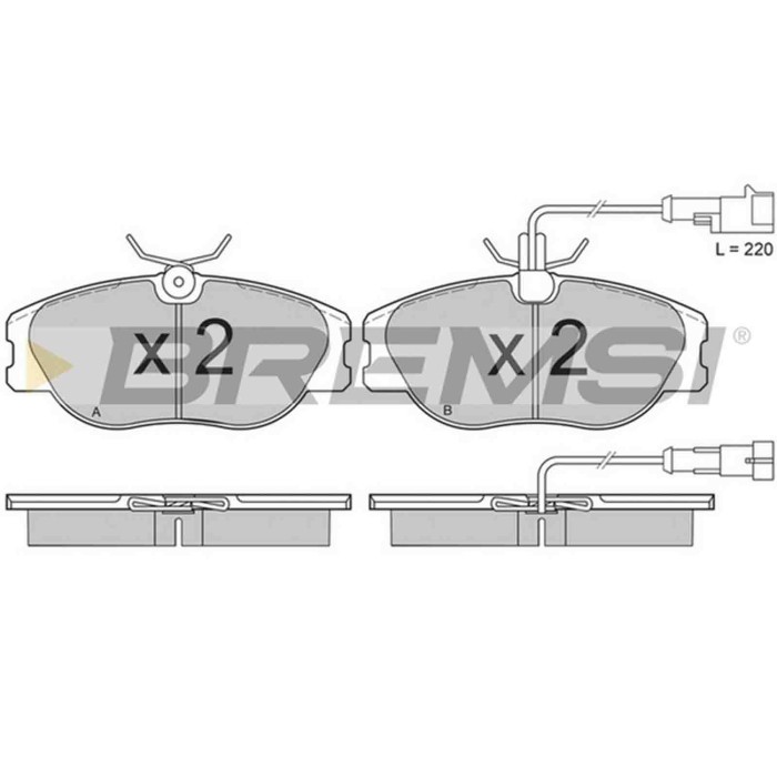 NEUTRO.jpg Kit Dischi E Pastiglie Freno 19.3mm Anteriori Alfa Romeo 155 1992-1997 2.5 V6 S.f. Lucas Girling Ventilato