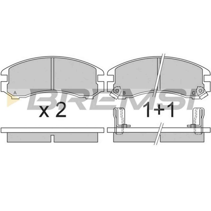 NEUTRO.jpg Kit Dischi E Pastiglie Freno 16mm Anteriori Nissan Sunny Ii 1986-1989 1.7 D S.f. Akebono Ventilato