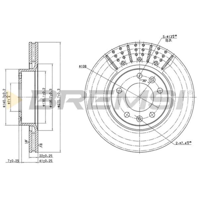 CD6228V.JPG Kit Dischi E Pastiglie Freno 30mm Anteriori Citroën Xm 1989-1994 2.1 Td 12v S.f. Knorr Ventilato