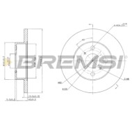 CD6279S.JPG Kit Dischi E Pastiglie Freno 28.2mm Anteriori Toyota Corolla Fx Compact 1985-1988 1.8 D S.f. Lucas Pieno