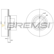 CD6280S.JPG Kit Dischi E Pastiglie Freno 15.5mm Anteriori Mitsubishi Galant Iv 1980-1984 1.6 Glx S.f. Sumitomo Pieno
