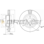 CD6330V.JPG Kit Dischi E Pastiglie Freno 18.5mm Anteriori Opel Omega A 1990-1994 2.6i S.f. Lucas Girling Ventilato