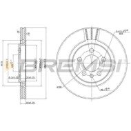 CD6332V.JPG Kit Dischi E Pastiglie Freno 19.6mm Anteriori Seat Toledo I 1993-1999 2.0i 16v S.f. Lucas Girling Ventilato