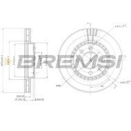 CD6398V.JPG Kit Dischi E Pastiglie Freno 30mm Anteriori Saab 9000 1989-1993 2.0 -16 S.f. Knorr Ventilato