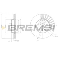 CD6403V.JPG Kit Dischi E Pastiglie Freno 15.4mm Anteriori Toyota Camry 1986-1991 2.0 Turbo D S.f. Sumitomo Ventilato
