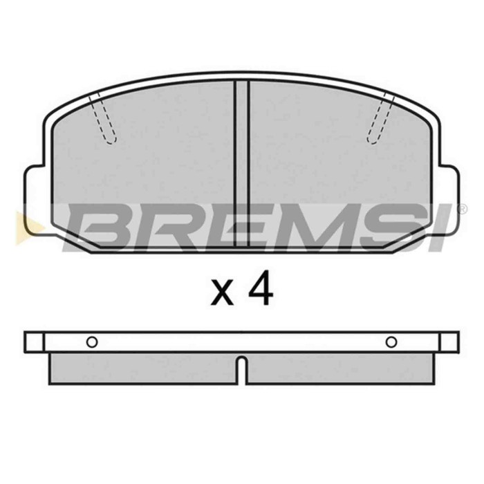NEUTRO.jpg Kit Dischi E Pastiglie Freno 14mm Anteriori Toyota Carina 1978-1983 1.6 S.f. Akebono Pieno