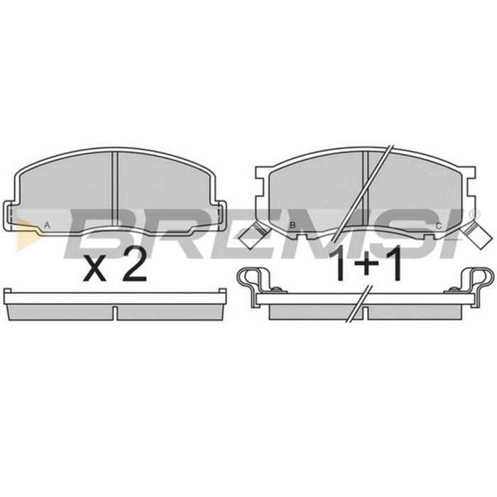NEUTRO.jpg Kit Dischi E Pastiglie Freno 15.5mm Anteriori Toyota Liteace Autobus 1989-1992 1.5 S.f. Akebono Ventilato