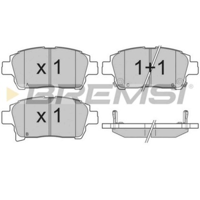 NEUTRO.jpg Kit Dischi E Pastiglie Freno 16.5mm Anteriori Toyota Corolla 1999-2001 1.6 16v S.f. Akebono Ventilato