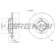CD6429S.JPG Kit Dischi E Pastiglie Freno 30mm Anteriori Kia Pride Station Wagon 1999-2001 1.3 S.f. Knorr Pieno
