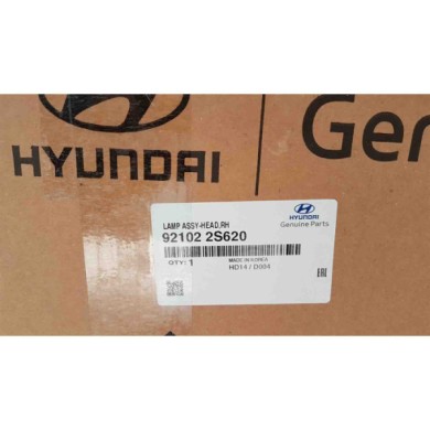 HYUNDAI_2_BUONO.jpg Hyundai 921022s620 Fanale Anteriore Destro Originale Specifico Per Ix35 Dal 2013. Elettrico Parabola Nera.