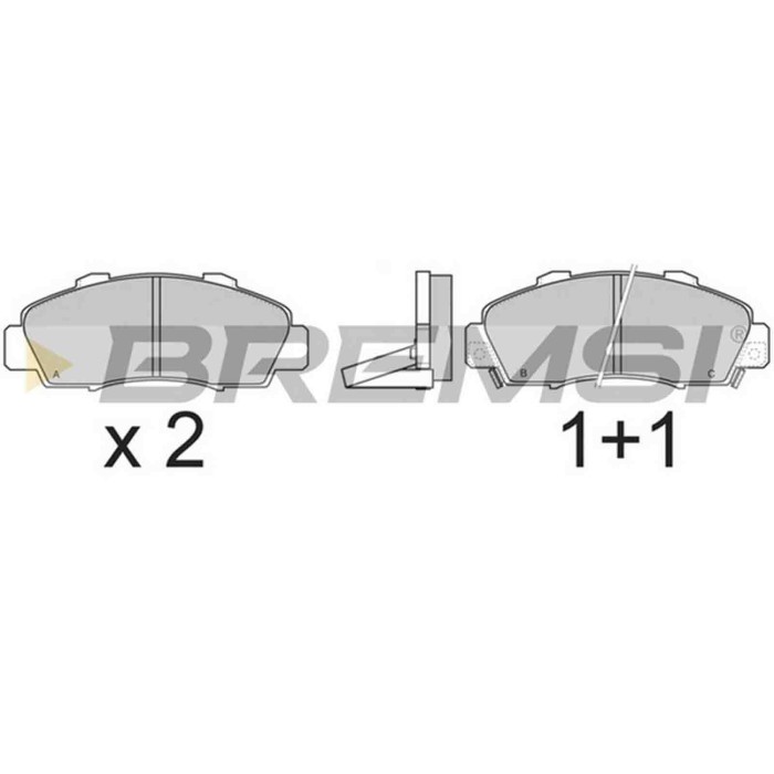 NEUTRO.jpg Kit Dischi E Pastiglie Freno 17.3mm Anteriori Honda Accord V 1993-1996 2.0i S S.f. Akebono Ventilato