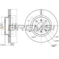CD6453V.JPG Kit Dischi E Pastiglie Freno 30mm Anteriori Honda Legend I 1987-1988 2.5i S.f. Knorr Ventilato