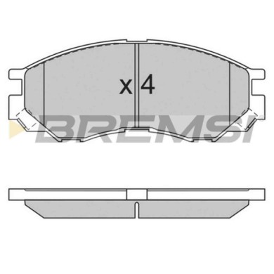 NEUTRO.jpg Kit Dischi E Pastiglie Freno 15.7mm Anteriori Mitsubishi L200 1996-2007 2.4 4wd S.f. Akebono Ventilato