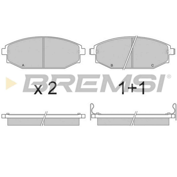 NEUTRO.jpg Kit Dischi E Pastiglie Freno 18mm Anteriori Mitsubishi Galloper 1998-2003 3.0 V6 S.f. Sumitomo Ventilato