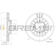 CD6465V.JPG Kit Dischi E Pastiglie Freno 16mm Anteriori Subaru Justy I 1987-1995 1000 S.f. Sumitomo Ventilato