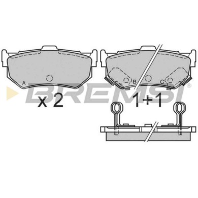 NEUTRO.jpg Kit Dischi E Pastiglie Freno 13mm Posteriori Honda Prelude Iii 1986-1987 2.0i Ex 16v S.f. Akebono Pieno