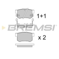 NEUTRO.jpg Kit Dischi E Pastiglie Freno 14.5mm Posteriori Honda Prelude Iv 1992-1996 2.3i 16v S.f. Akebono Pieno