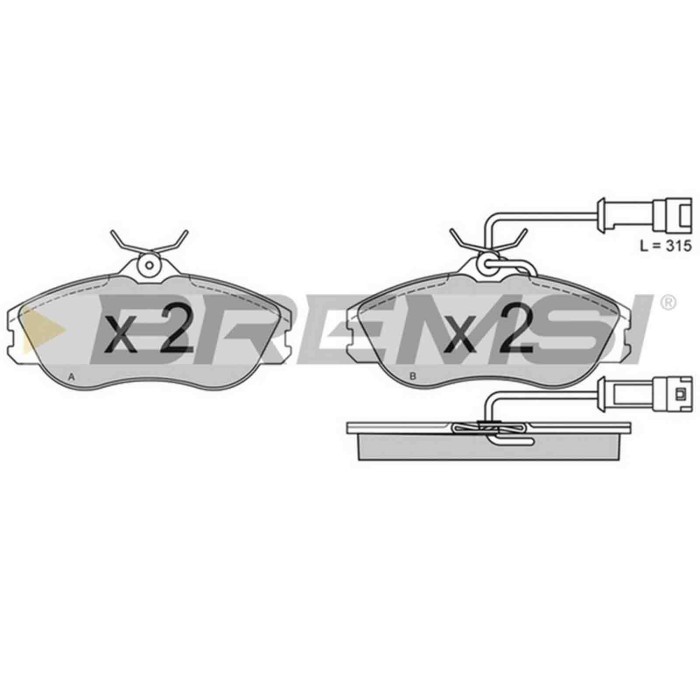 NEUTRO.jpg Kit Dischi E Pastiglie Freno 19mm Anteriori Audi 80 1991-1994 2.8 S.f. Lucas Girling Ventilato