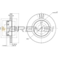 CD6517V.JPG Kit Dischi E Pastiglie Freno 30mm Anteriori Audi Cabriolet 1995-1996 2.0 16v S.f. Haldex Ventilato