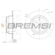CD6551S.JPG Kit Dischi E Pastiglie Freno 30mm Posteriori Volvo 850 Station Wagon 1993-1996 2.3 T5 S.f. Knorr Sk7 Pieno