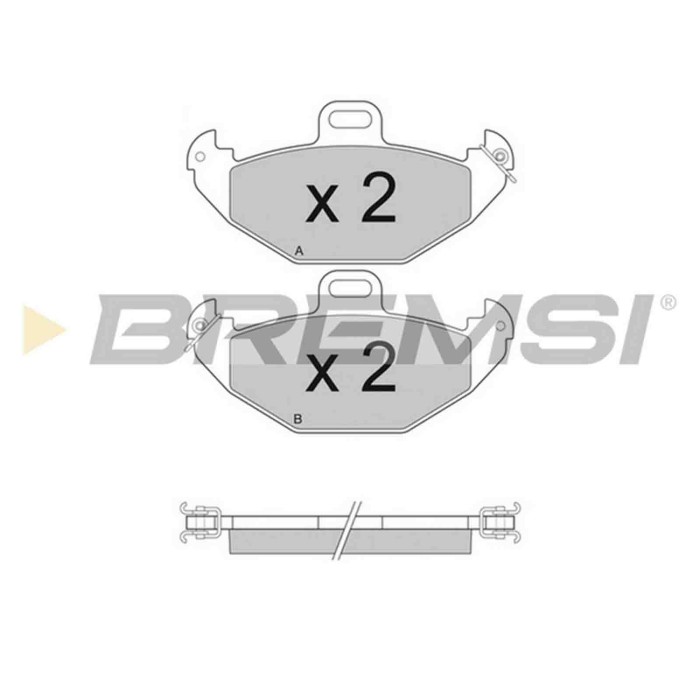 NEUTRO.jpg Kit Dischi E Pastiglie Freno 14.5mm Posteriori Renault Laguna I 1997-2001 1.9 Dti S.f. Brembo Pieno