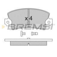 NEUTRO.jpg Kit Dischi E Pastiglie Freno 14mm Posteriori Renault 25 1984-1992 2.0 S.f. Bendix Pieno