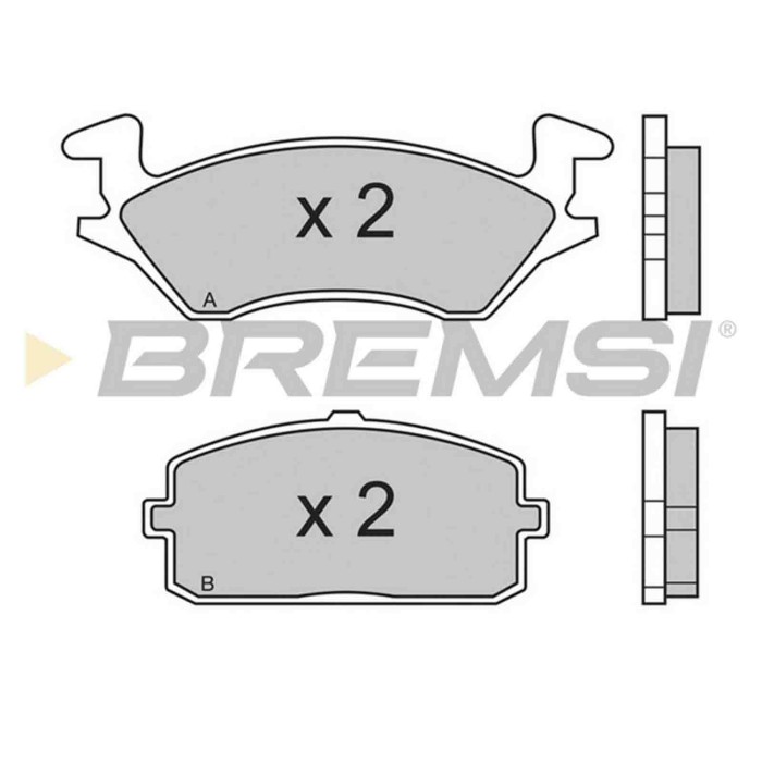 NEUTRO.jpg Kit Dischi E Pastiglie Freno 13.7mm Anteriori Toyota Starlet 1984-1989 1.0 S.f. Akebono Pieno