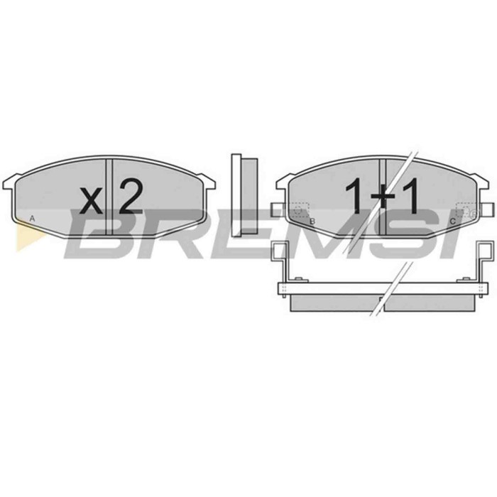 NEUTRO.jpg Kit Dischi E Pastiglie Freno 15.5mm Anteriori Nissan 280 Zx,zxt 1982-1984 2.8 S.f. Sumitomo Ventilato