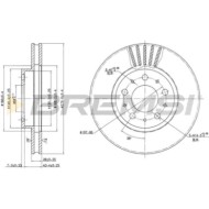 CD6605V.JPG Kit Dischi E Pastiglie Freno 17mm Anteriori Volvo 940 Ii 1994-1998 2.3 S.f. Lucas Girling Ventilato