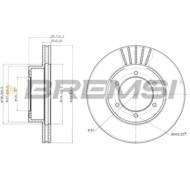 CD6614V.JPG Kit Dischi E Pastiglie Freno 15.5mm Anteriori Toyota 4 Runner 1987-1989 2.4 4wd S.f. Sumitomo Ventilato