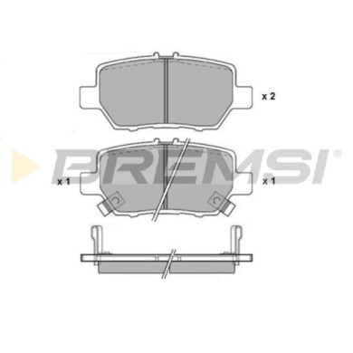 NEUTRO.jpg Kit Dischi E Pastiglie Freno 15.9mm Posteriori Honda Legend Iv 2006-2012 3.5 V6 4wd Pieno