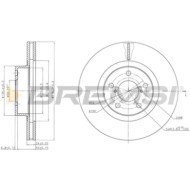 CD6679V.JPG Kit Dischi E Pastiglie Freno 17.2mm Anteriori Subaru Legacy Iv 2003-2005 2.0 Awd S.f. Akebono Ventilato