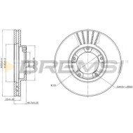 CD6703V.JPG Kit Dischi E Pastiglie Freno 15.3mm Anteriori Toyota Hiace Iv Furgonato 1990-2004 2.0 S.f. Sumitomo Ventilato