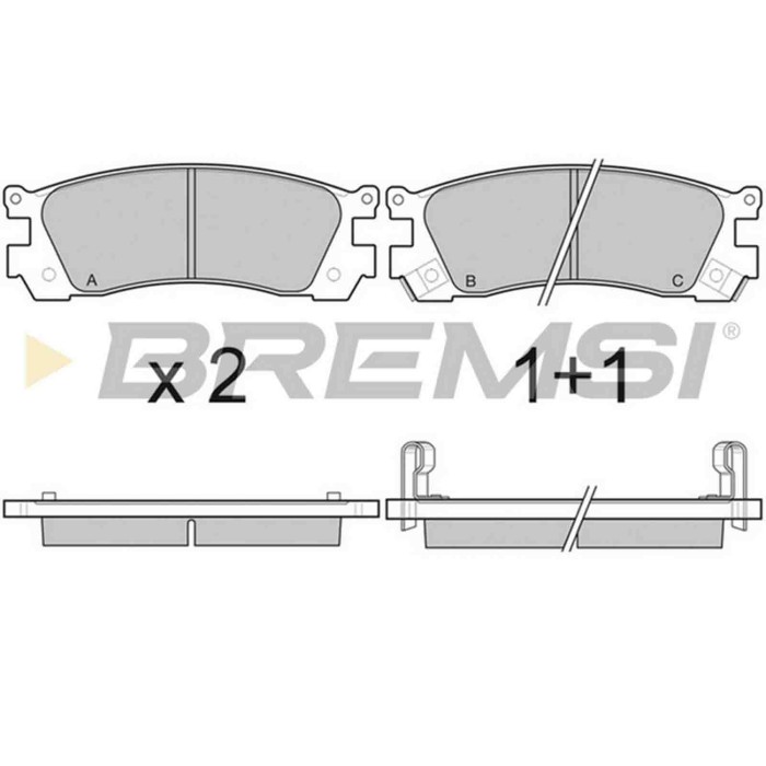 NEUTRO.jpg Kit Dischi E Pastiglie Freno 14mm Posteriori Mazda Xedos 9 1995-2000 2.3 24v S.f. Akebono Pieno