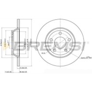 CD6759S.JPG Kit Dischi E Pastiglie Freno Anteriori Audi A4 Avant 1996-2001 1.8 T Quattro S.f. Ate Pieno
