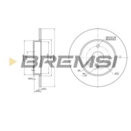 CD7111S.JPG Kit Dischi E Pastiglie Freno 30mm Anteriori Smart Cabrio 2000-2004 0.6 S.f. Knorr Pieno
