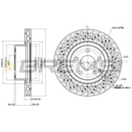 CD7121V.JPG Kit Dischi E Pastiglie Freno 30mm Anteriori Mercedes-benz Classe S 1998-2005 S 280 S.f. Knorr Ventilato