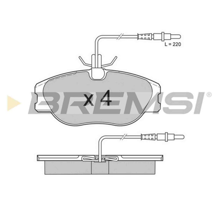 NEUTRO.jpg Kit Dischi E Pastiglie Freno 19.3mm Anteriori Peugeot Expert 1996-1998 1.9 Td S.f. Lucas Girling Ventilato