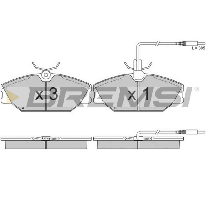 NEUTRO.jpg Kit Dischi E Pastiglie Freno 18.5mm Anteriori Renault Safrane I 1993-1996 2.1 Dt S.f. Lucas Girling Ventilato