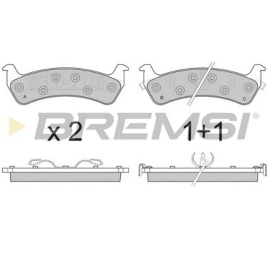 NEUTRO.jpg Kit Dischi E Pastiglie Freno 15mm Posteriori Jeep Grand Cherokee I 1992-1999 4.0i 4x4 S.f. Kelsey-hayes Pieno