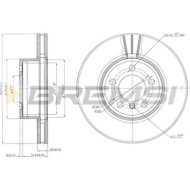 CD7243V.JPG Kit Dischi E Pastiglie Freno 29.5mm Anteriori Bmw 7 2002-2005 730d S.f. Lucas Ventilato