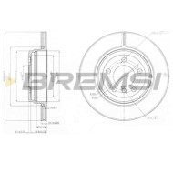 CD7244V.JPG Kit Dischi E Pastiglie Freno 17.3mm Posteriori Bmw 7 2001-2005 735i, Li S.f. Ate Ventilato