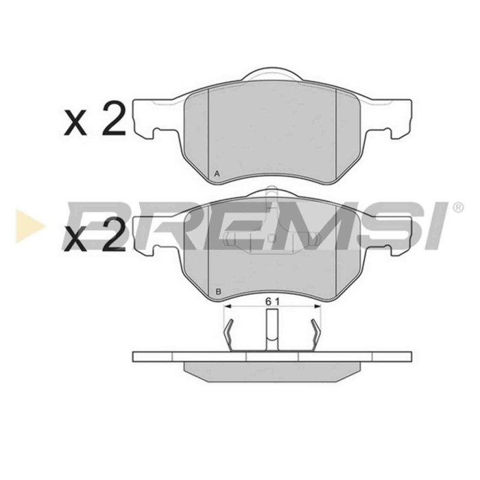 NEUTRO.jpg Kit Dischi E Pastiglie Freno 18.6mm Anteriori Chrysler Voyager Iv 2005-2008 2.5 Crd S.f. Ate Ventilato