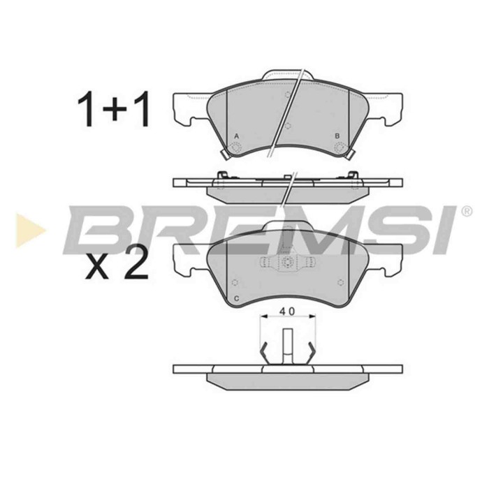 NEUTRO.jpg Kit Dischi E Pastiglie Freno 18.8mm Anteriori Chrysler Voyager Iv 2004-2008 2.8 Crd S.f. Ate Ventilato