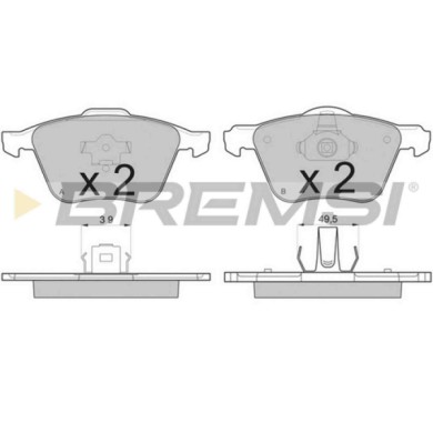 NEUTRO.jpg Kit Dischi E Pastiglie Freno 20.8mm Anteriori Volvo Xc90 I 2002-2006 T6 Awd S.f. Ate - Teves Ventilato