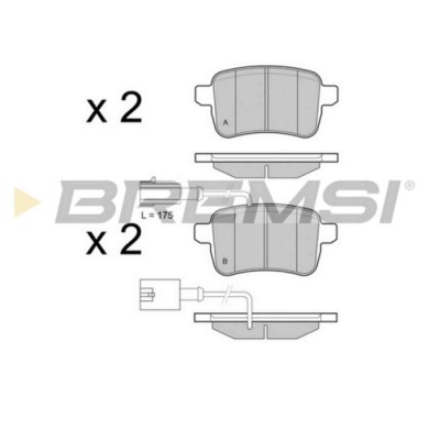 NEUTRO.jpg Kit Dischi E Pastiglie Freno Posteriori Alfa Romeo Giulietta 2010-2016 1.8 Tbi S.f. Trw Pieno