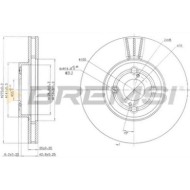CD7461V.JPG Kit Dischi E Pastiglie Freno 17.8mm Anteriori Toyota Corolla 2002-2006 1.6 Vvt-i S.f. Lucas Girling Ventilato