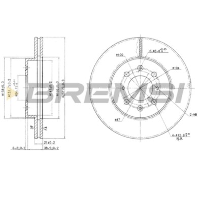 CD7510V.JPG Kit Dischi E Pastiglie Freno 16.4mm Anteriori Honda Civic Vii Coupé 2001-2005 1.7i S.f. Sumitomo Ventilato